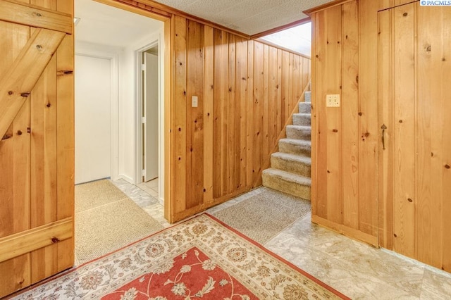 1706 Gaillard Pl, Richland, WA 99354 - staircase with wood walls