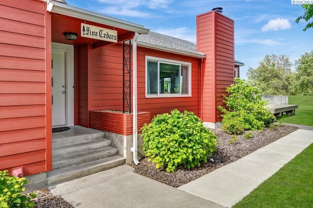1706 Gaillard Pl, Richland, WA 99354 - entrance to property with a chimney