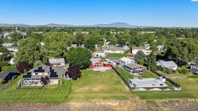1706 Gaillard Pl, Richland, WA 99354 - aerial view of residential area with a mountain backdrop