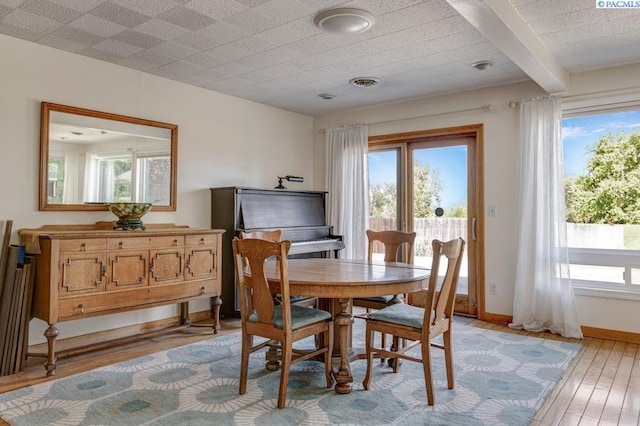 1706 Gaillard Pl, Richland, WA 99354 - dining space featuring healthy amount of natural light, light wood-style flooring, and baseboards