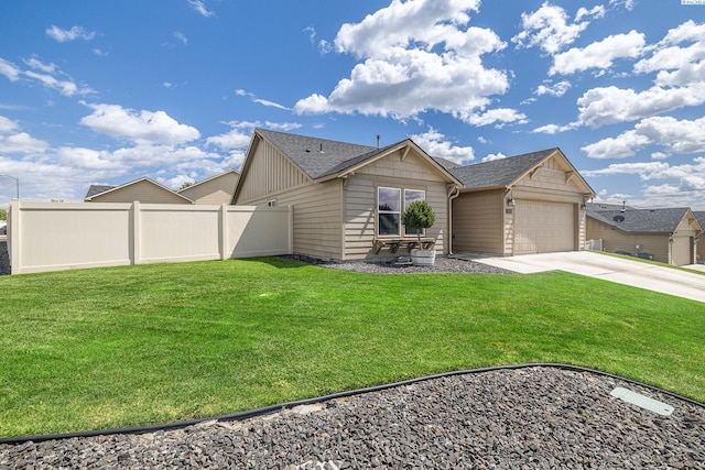 3313 Aqueduct Ln, Pasco, WA 99301 - view of front of home with driveway, a garage, and roof with shingles