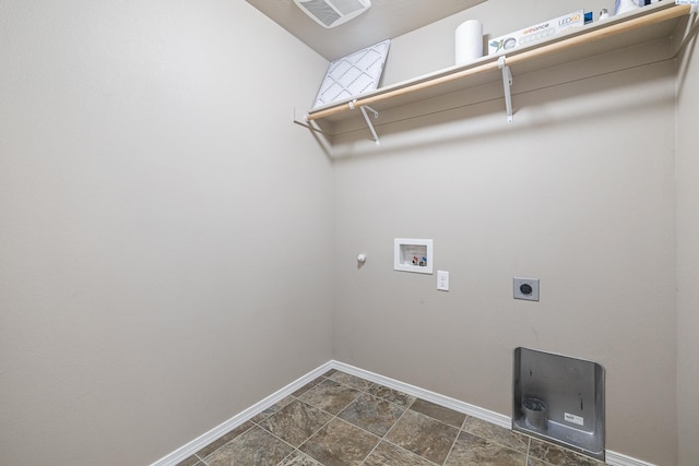 3313 Aqueduct Ln, Pasco, WA 99301 - laundry room with hookup for a washing machine, hookup for an electric dryer, and baseboards