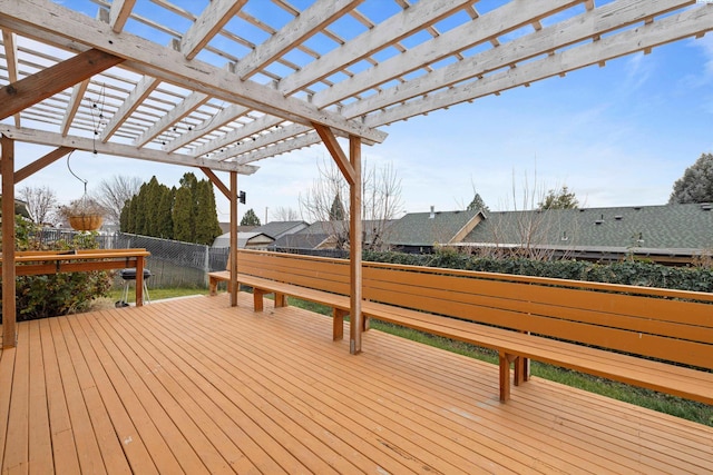 4763 Poppy St, West Richland, WA 99353 - wooden terrace featuring a pergola