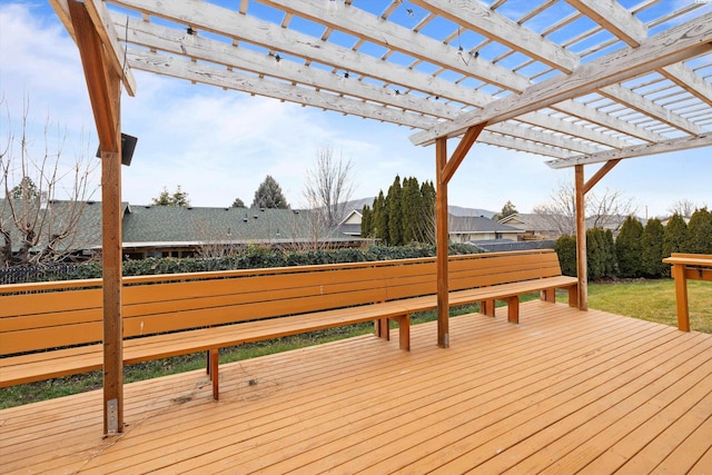 4763 Poppy St, West Richland, WA 99353 - wooden terrace featuring a pergola