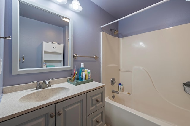 4763 Poppy St, West Richland, WA 99353 - bathroom with vanity and washtub / shower combination