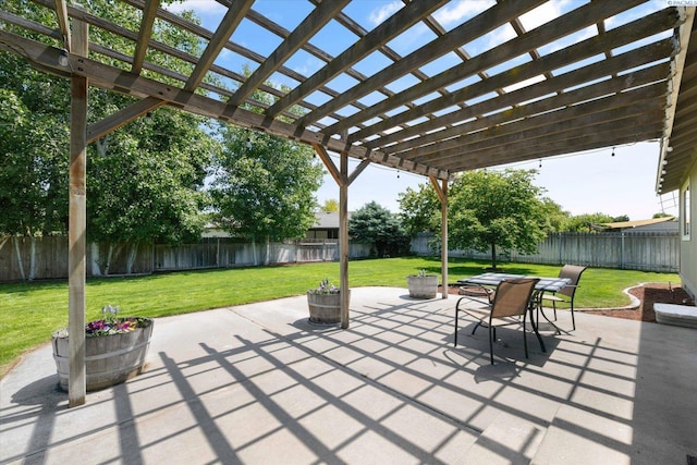 4607 Yuma Dr, Pasco, WA 99301 - view of patio / terrace featuring a pergola