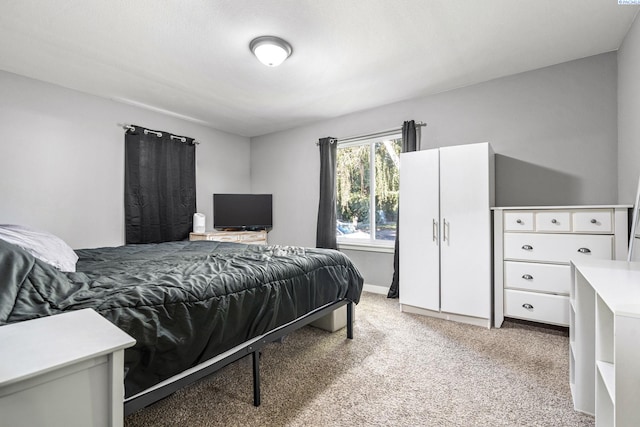 bedroom with carpet flooring