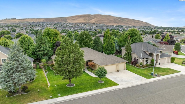 439 Cherry Blossom Loop, Richland, WA 99352 - aerial perspective of suburban area with a mountainous background