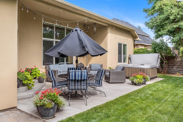 439 Cherry Blossom Loop, Richland, WA 99352 - view of patio with a hot tub
