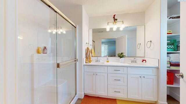 1609 Diamond Ave, Grandview, WA 98930 - full bathroom with a shower stall and double vanity