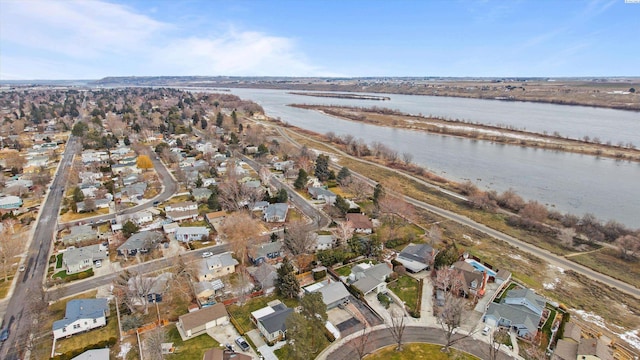 1830 Hunt Pt, Richland, WA 99354 - aerial view of property's location featuring a nearby body of water and nearby suburban area