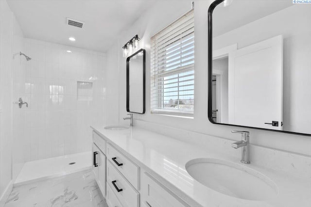 903 Ellen Ln, Zillah, WA 98953 - bathroom with vanity and a tile shower