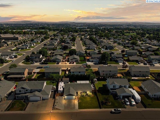 4210 Campolina Ln, Pasco, WA 99301 - aerial view of property and surrounding area featuring nearby suburban area