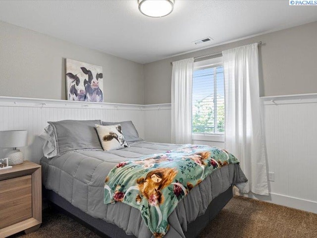 4210 Campolina Ln, Pasco, WA 99301 - carpeted bedroom featuring a wainscoted wall