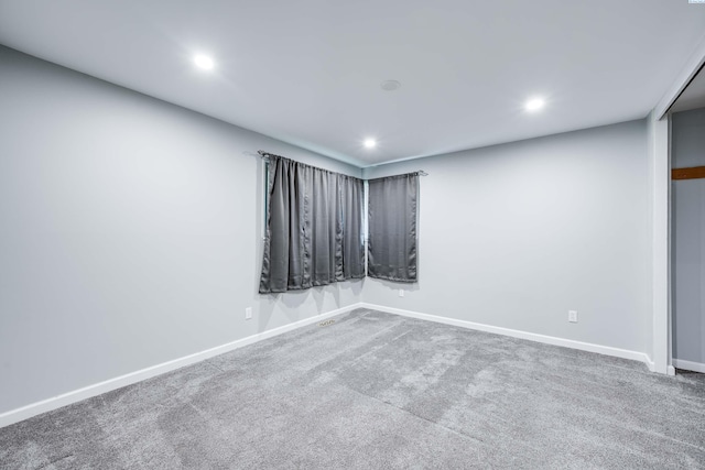 1315 NW Haven Cir, Pullman, WA 99163 - carpeted empty room featuring baseboards and recessed lighting