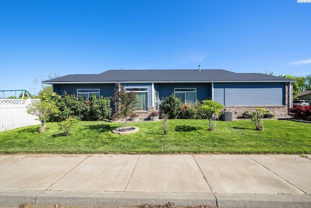 521 Eastgate Dr, Prosser, WA 99350 - ranch-style house with brick siding and central AC unit