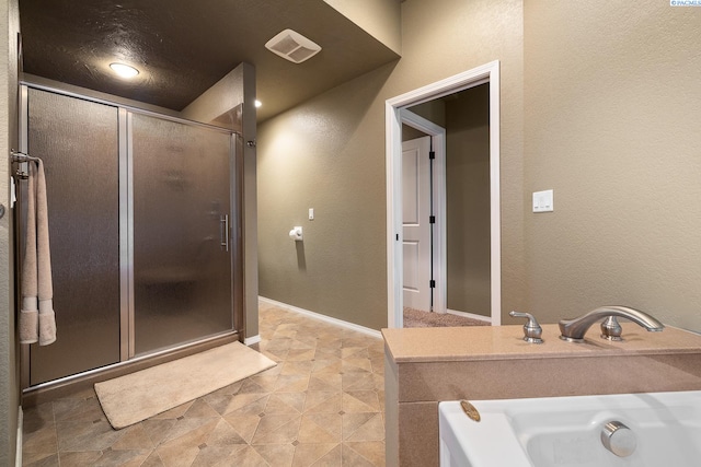 4016 W Ruby, Pasco, WA 99301 - bathroom with a shower stall and a garden tub