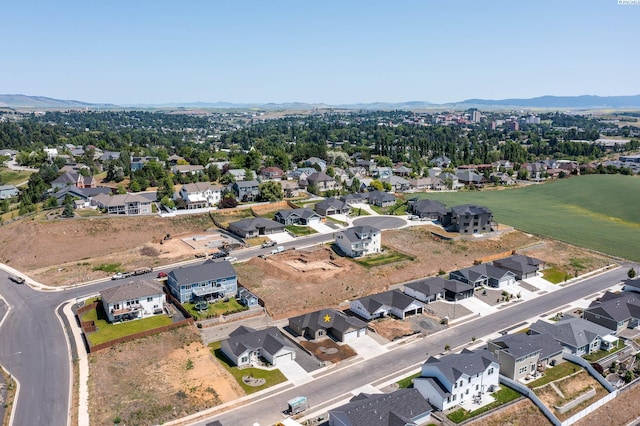 630 SW Cayuse St, Pullman, WA 99163 - aerial perspective of suburban area featuring a mountain backdrop