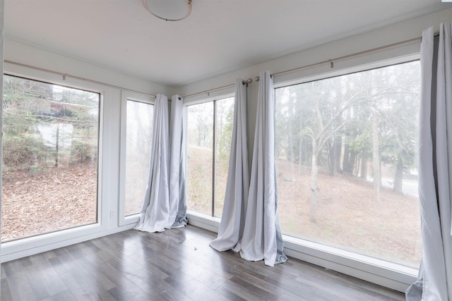 615 SW Winter Cir, Pullman, WA 99163 - unfurnished sunroom with healthy amount of natural light, wood finished floors, and a baseboard radiator