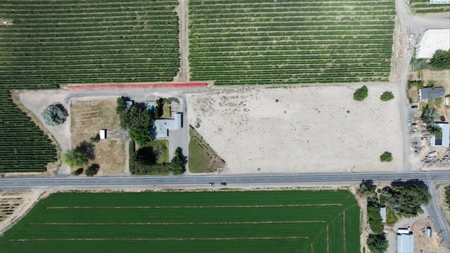 drone / aerial view featuring a rural view