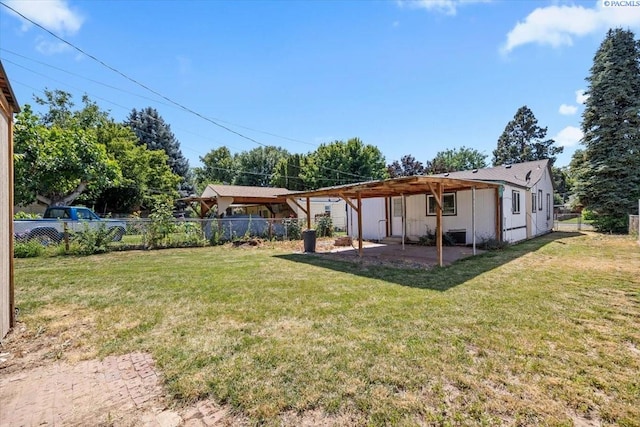 836 Main St, Prosser, WA 99350 - fenced backyard featuring a patio