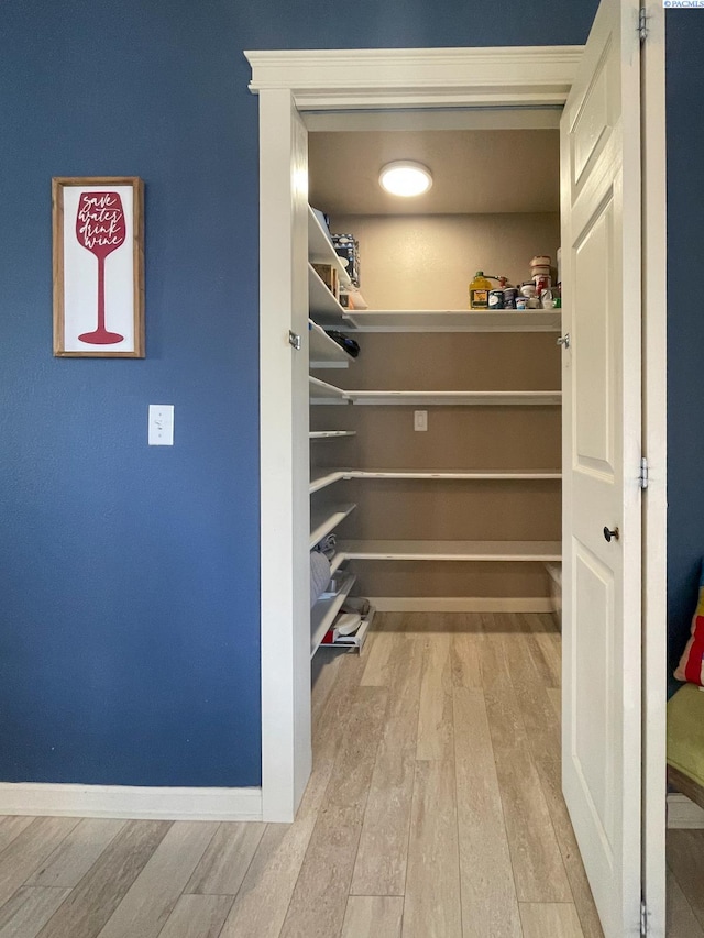 view of pantry