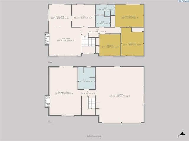 2132 Cascade Ave, Richland, WA 99354 - view of floor plan / room layout