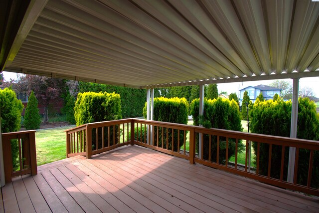 5307 W Irving St, Pasco, WA 99301 - view of wooden terrace