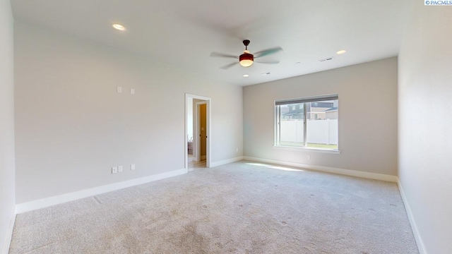 4801 White Dr, Richland, WA 99352 - carpeted spare room featuring ceiling fan