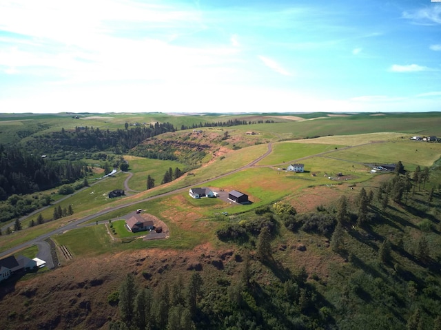 204 Red Tail Ridge Rd, Colfax, WA 99111 - aerial view of property's location featuring rural landscape