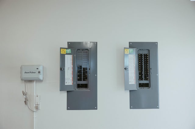 utility room featuring electric panel