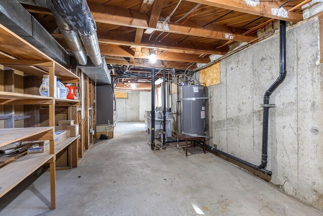 2020 Newcomer Ave, Richland, WA 99354 - unfinished basement with water heater
