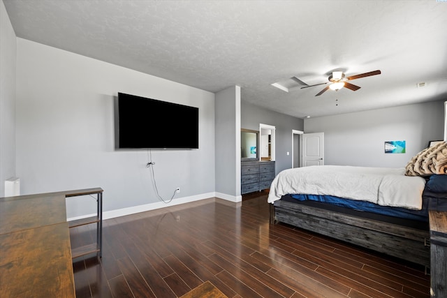 874 Pikes Peak Dr, West Richland, WA 99353 - bedroom with baseboards, wood finished floors, and a ceiling fan