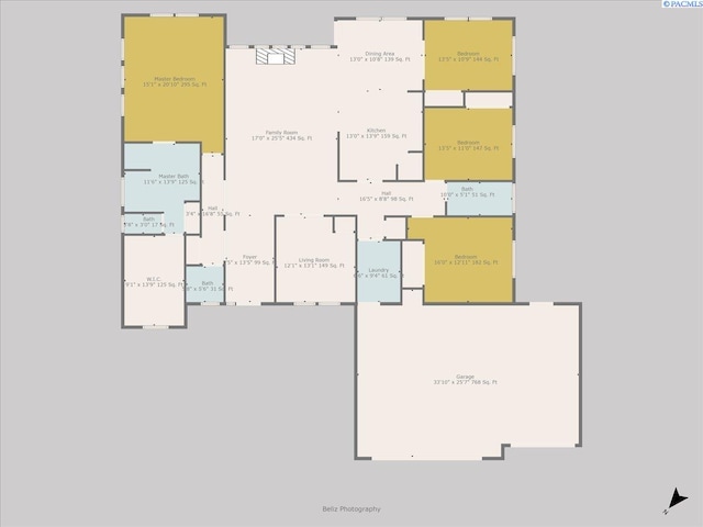234 Ladera St, Prosser, WA 99350 - floor plan