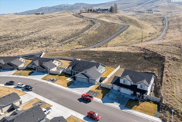 234 Ladera St, Prosser, WA 99350 - aerial view featuring a residential view and a mountain view