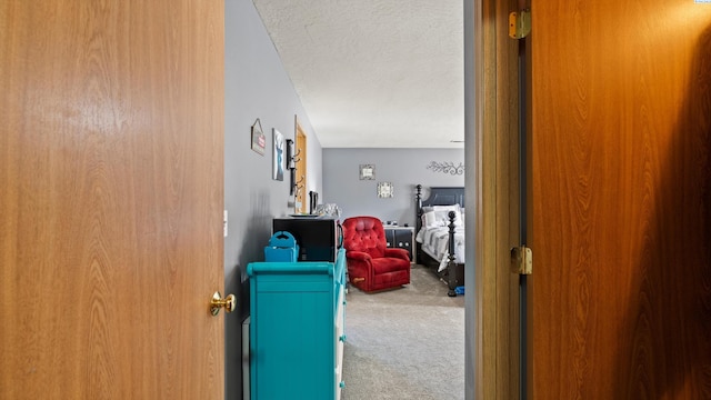 4504 S Dayton Ct, Kennewick, WA 99337 - hall with carpet floors and a textured ceiling