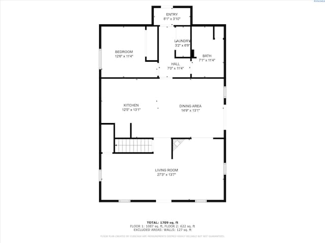 436 N Washington St, Tekoa, WA 99033 - view of floor plan / room layout