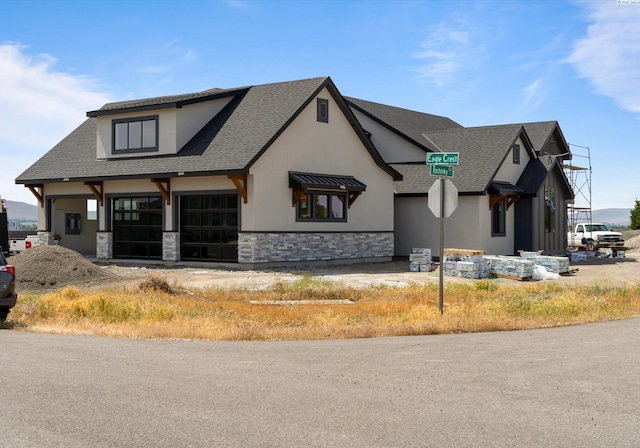 11812 Tschirky Ct, Pasco, WA 99301 - view of front of property with stone siding, roof with shingles, and stucco siding