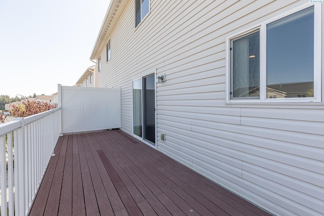 view of deck