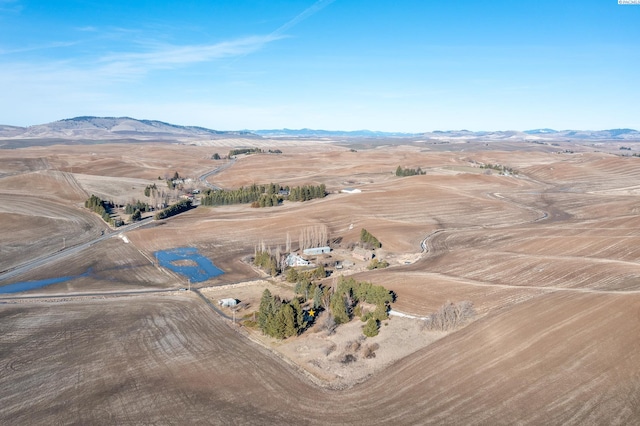 aerial view featuring a mountain view