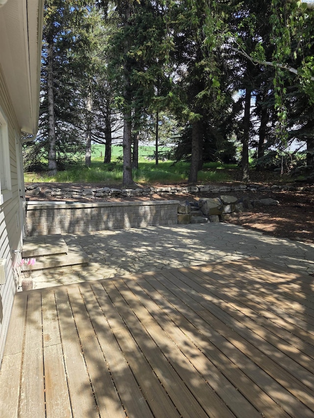 6302 Sand Rd, Pullman, WA 99163 - view of wooden terrace