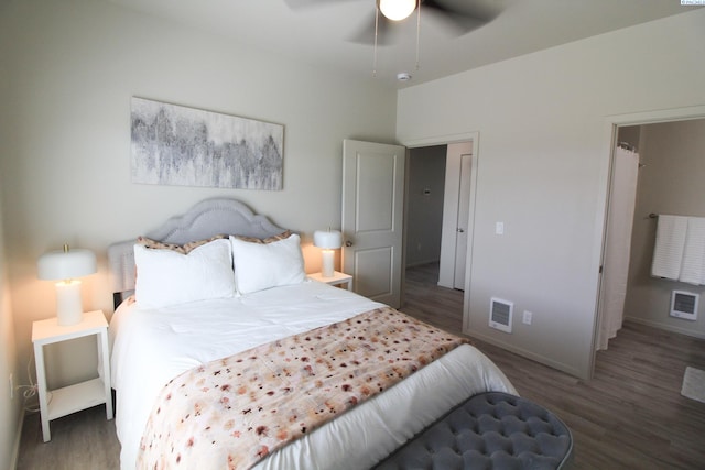 1200 N 8th Ave Unit A204, Othello, WA 99327 - bedroom with wood finished floors and ceiling fan