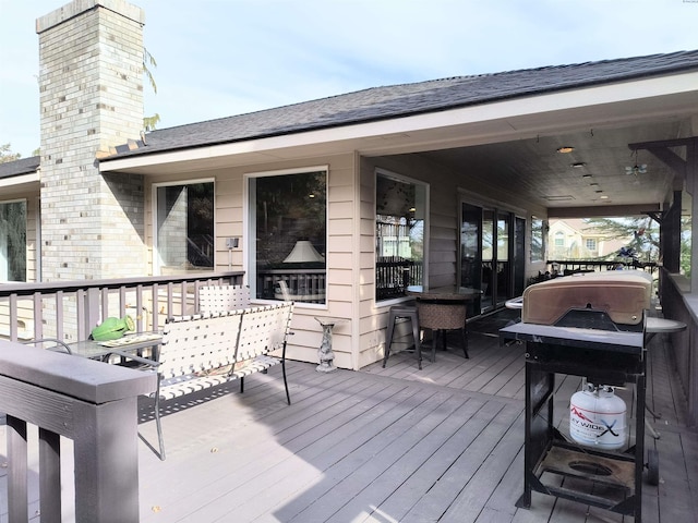 view of deck