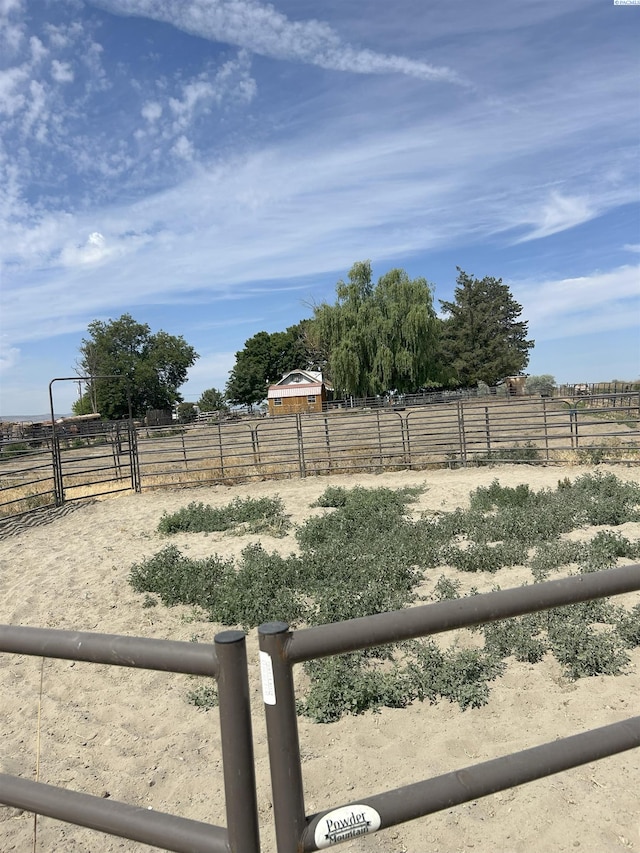 15440 W Johnson Rd, Prosser, WA 99350 - view of yard featuring a view of rural / pastoral area and an enclosed riding area