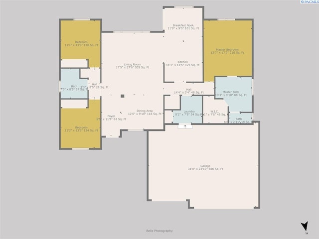 106 Muirfield Ln, Pasco, WA 99301 - view of home floor plan