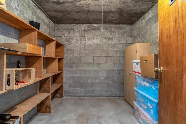 view of storage
