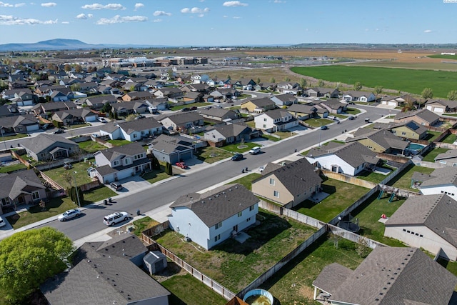 6115 Wildcat Ln, Pasco, WA 99301 - birds eye view of property featuring a residential view and a mountain view