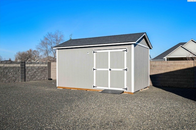 view of outbuilding