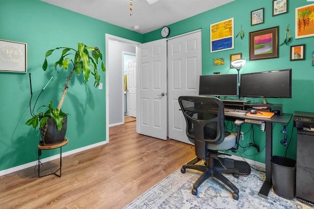 4500 S Dayton Ct, Kennewick, WA 99337 - office space with wood finished floors and baseboards