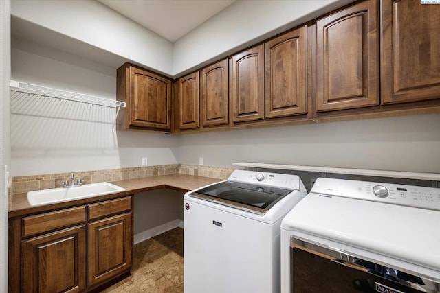 1010 Christopher Ln, Pasco, WA 99301 - washroom with independent washer and dryer and cabinet space